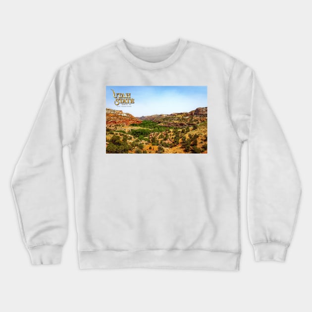 Utah State Route 12 Scenic Drive Crewneck Sweatshirt by Gestalt Imagery